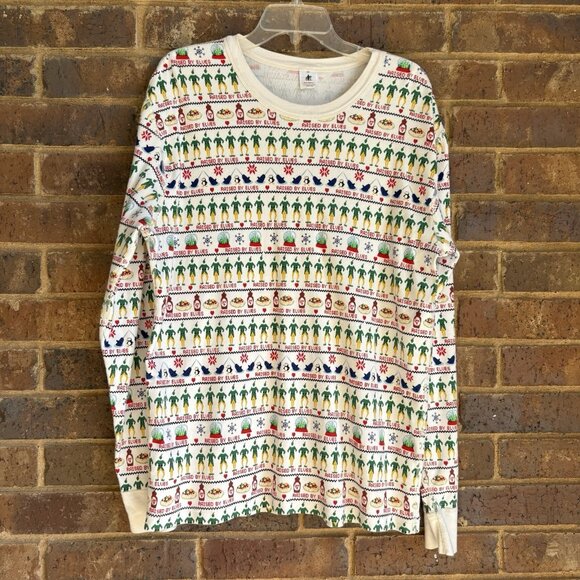 Hanna Andersson  Adult XXL Organic Cotton Top ELF Christmas pajama long Sleeve - Picture 1 of 6